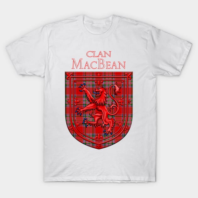 MacBean Tartan Scottish Plaid Lion Rampant T-Shirt by CelticFlame